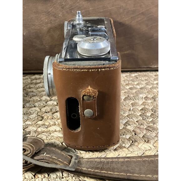 Argus C3 Black Range Finder 35mm Camera f/3.5 50mm Argus Cintar Lens Untested - Picture 8 of 16